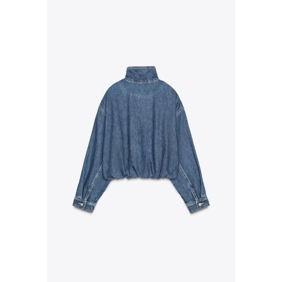 ZARA TRF DENIM JACKET - Picture 10 of 11